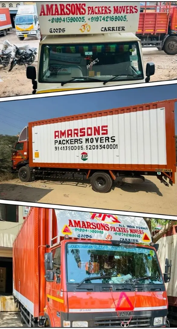 Illustration of a female Mover holding a labeled box